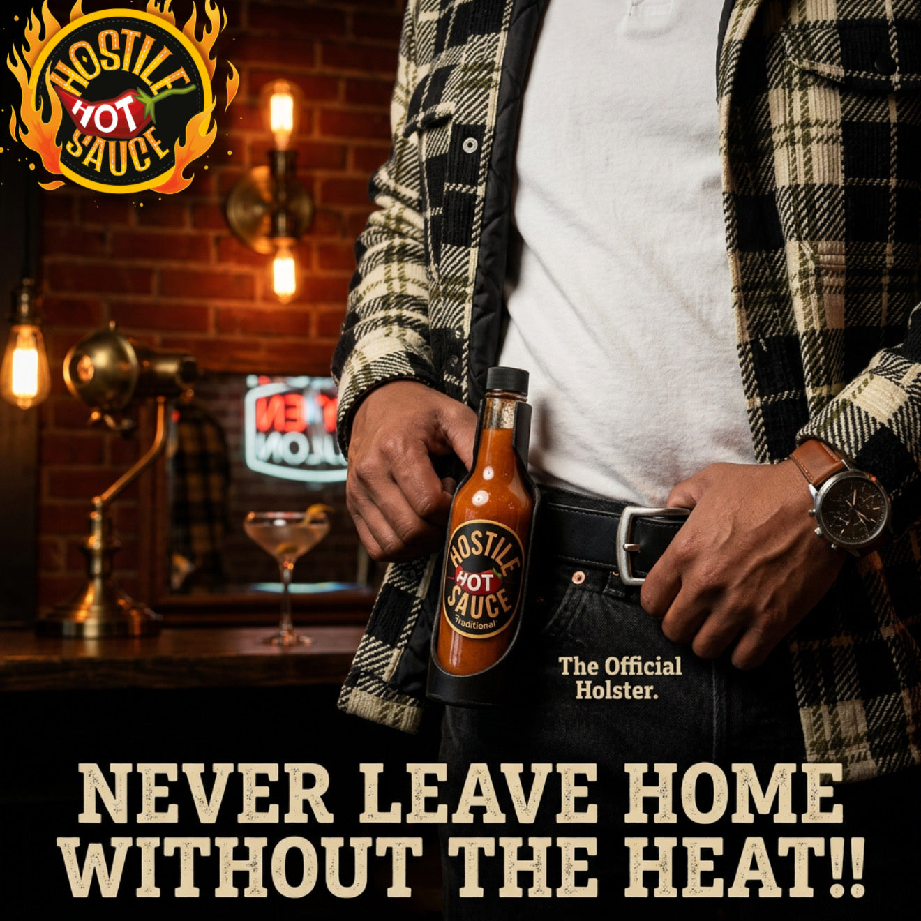 Hot Sauce holster med Hot Sauce